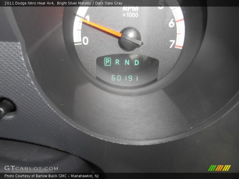 Bright Silver Metallic / Dark Slate Gray 2011 Dodge Nitro Heat 4x4
