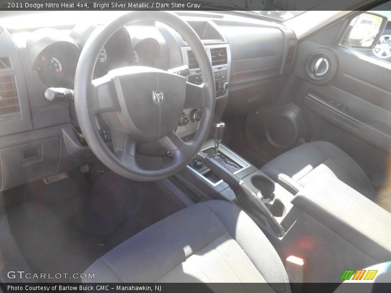 Bright Silver Metallic / Dark Slate Gray 2011 Dodge Nitro Heat 4x4