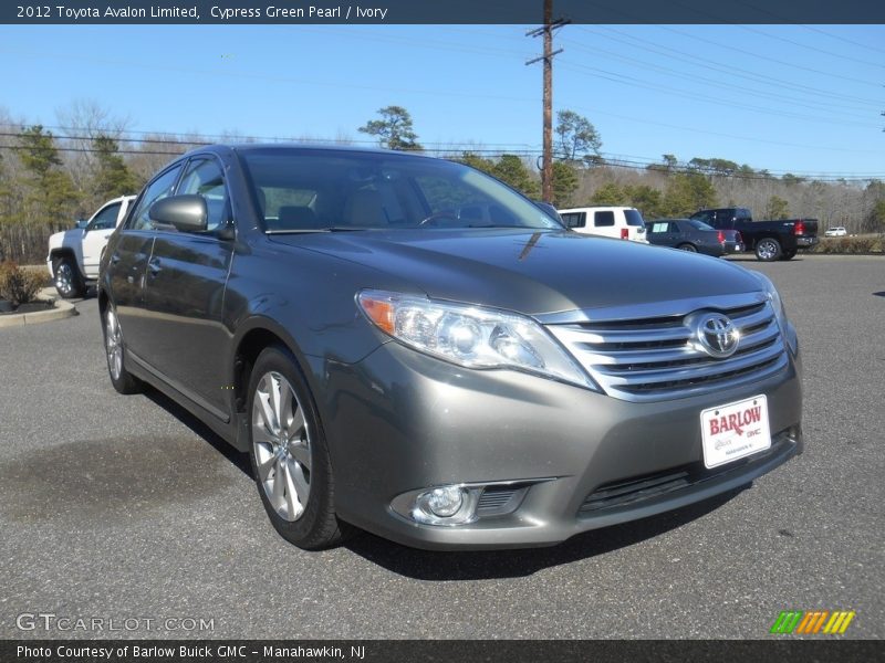 Cypress Green Pearl / Ivory 2012 Toyota Avalon Limited