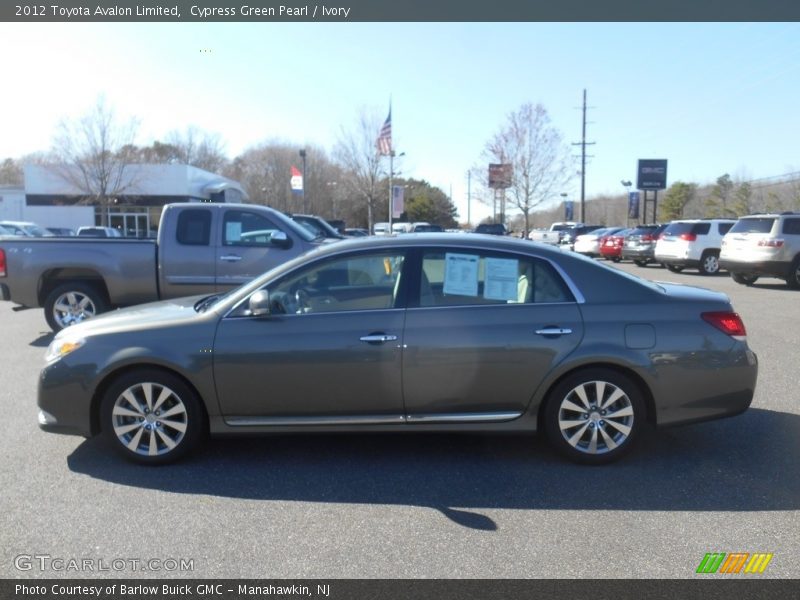 Cypress Green Pearl / Ivory 2012 Toyota Avalon Limited