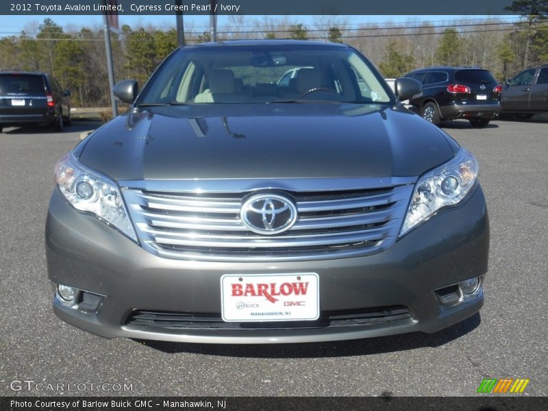 Cypress Green Pearl / Ivory 2012 Toyota Avalon Limited