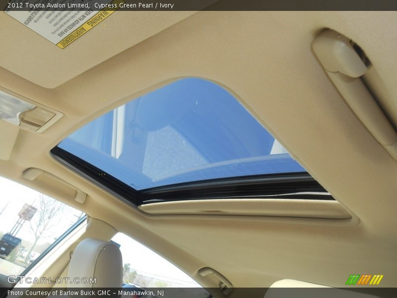 Cypress Green Pearl / Ivory 2012 Toyota Avalon Limited
