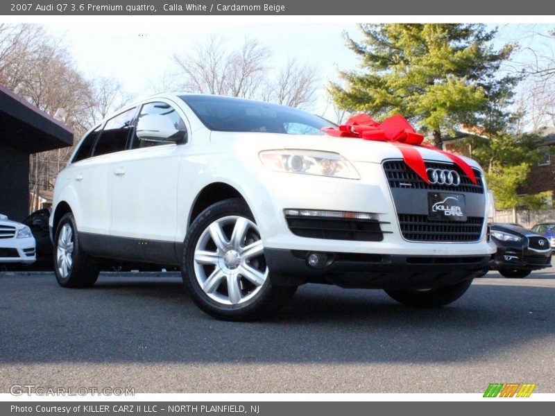 Calla White / Cardamom Beige 2007 Audi Q7 3.6 Premium quattro