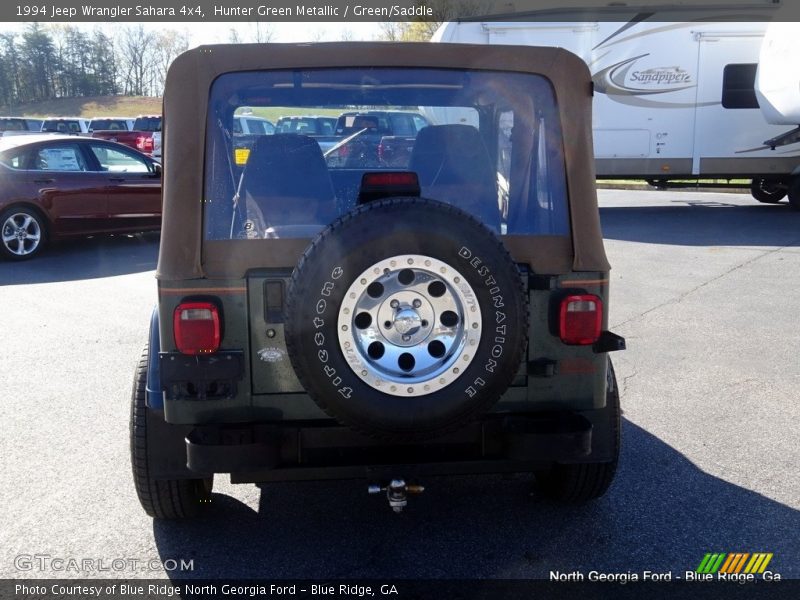 Hunter Green Metallic / Green/Saddle 1994 Jeep Wrangler Sahara 4x4