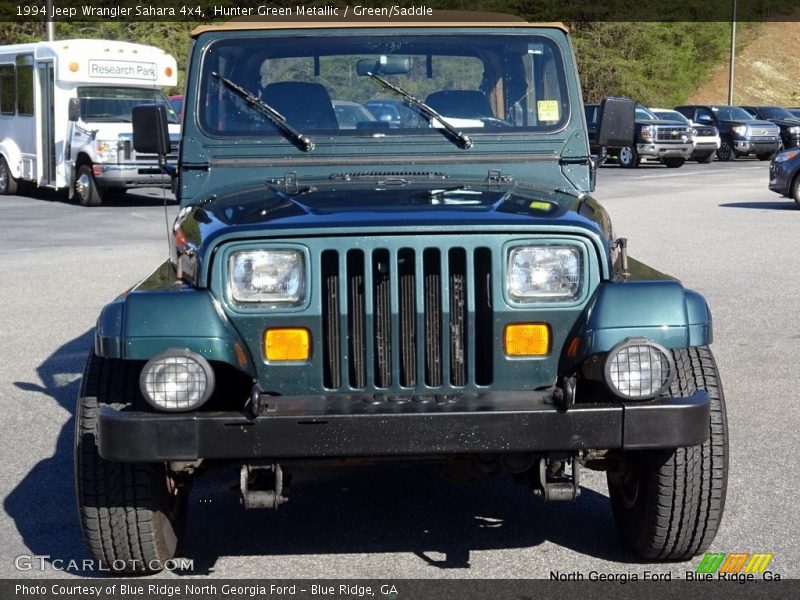 Hunter Green Metallic / Green/Saddle 1994 Jeep Wrangler Sahara 4x4