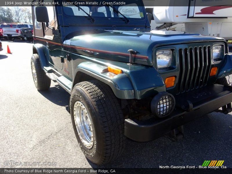 Hunter Green Metallic / Green/Saddle 1994 Jeep Wrangler Sahara 4x4