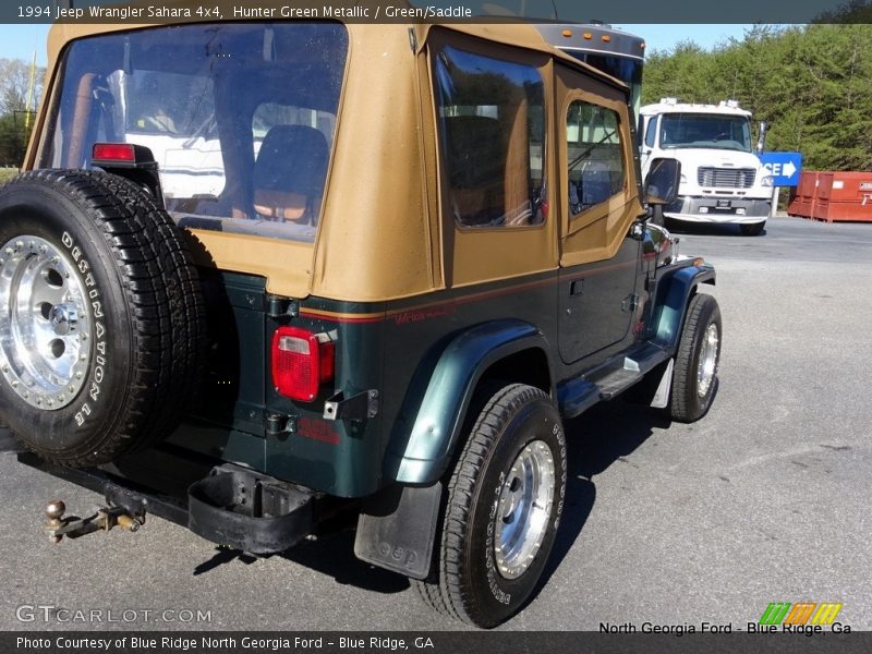 Hunter Green Metallic / Green/Saddle 1994 Jeep Wrangler Sahara 4x4