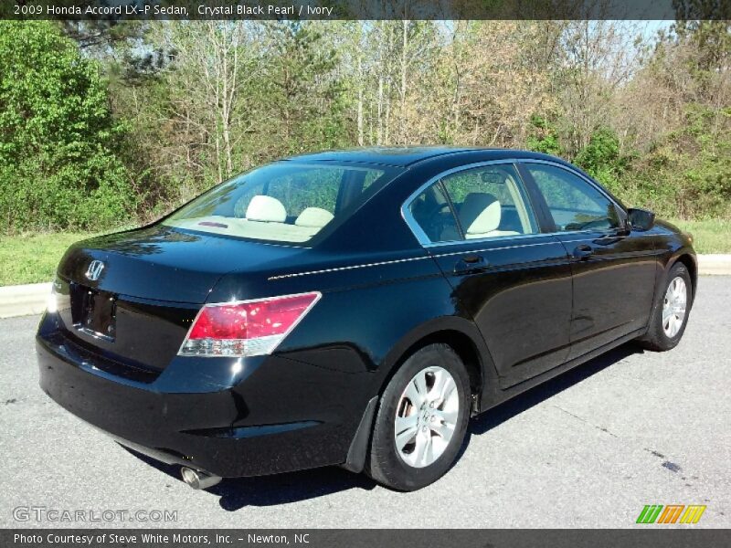 Crystal Black Pearl / Ivory 2009 Honda Accord LX-P Sedan