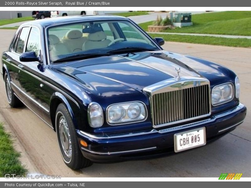 Royal Blue / Cream/Blue 2000 Rolls-Royce Silver Seraph