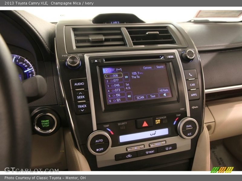 Champagne Mica / Ivory 2013 Toyota Camry XLE