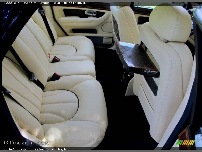 Rear Seat of 2000 Silver Seraph 