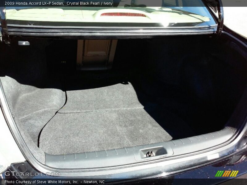 Crystal Black Pearl / Ivory 2009 Honda Accord LX-P Sedan