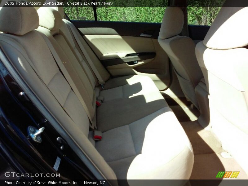 Crystal Black Pearl / Ivory 2009 Honda Accord LX-P Sedan