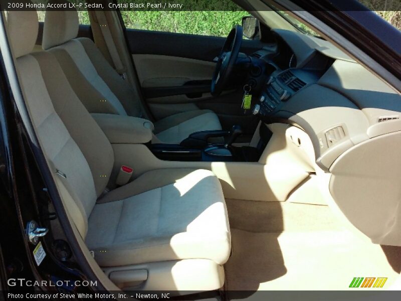 Crystal Black Pearl / Ivory 2009 Honda Accord LX-P Sedan