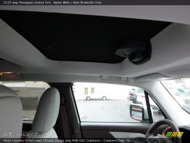 Alpine White / Bark Brown/Ski Grey 2016 Jeep Renegade Limited 4x4