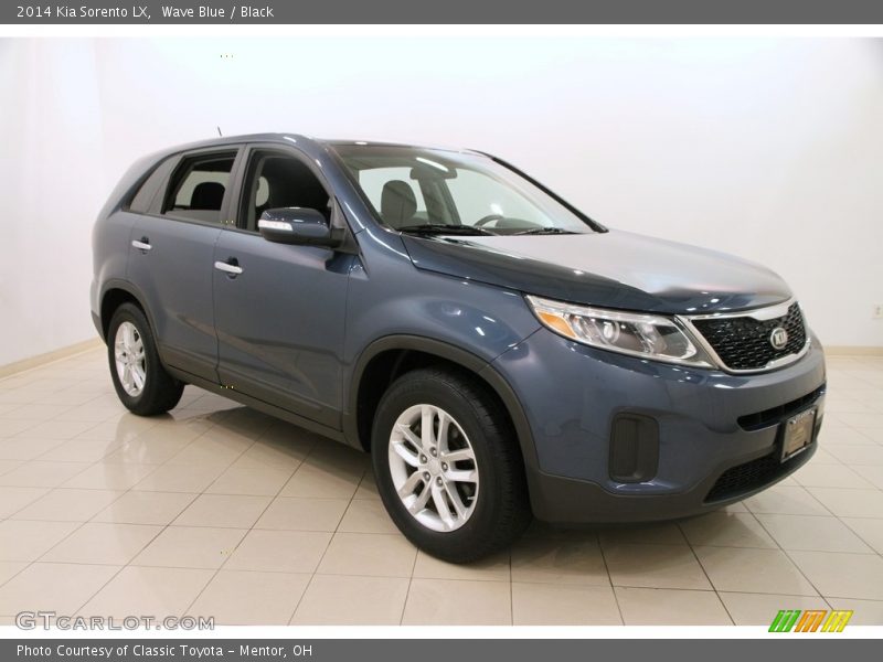 Wave Blue / Black 2014 Kia Sorento LX