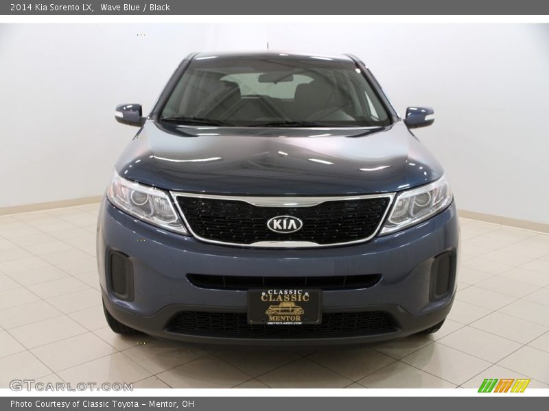 Wave Blue / Black 2014 Kia Sorento LX
