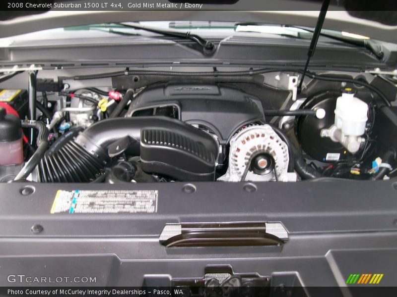 Gold Mist Metallic / Ebony 2008 Chevrolet Suburban 1500 LT 4x4