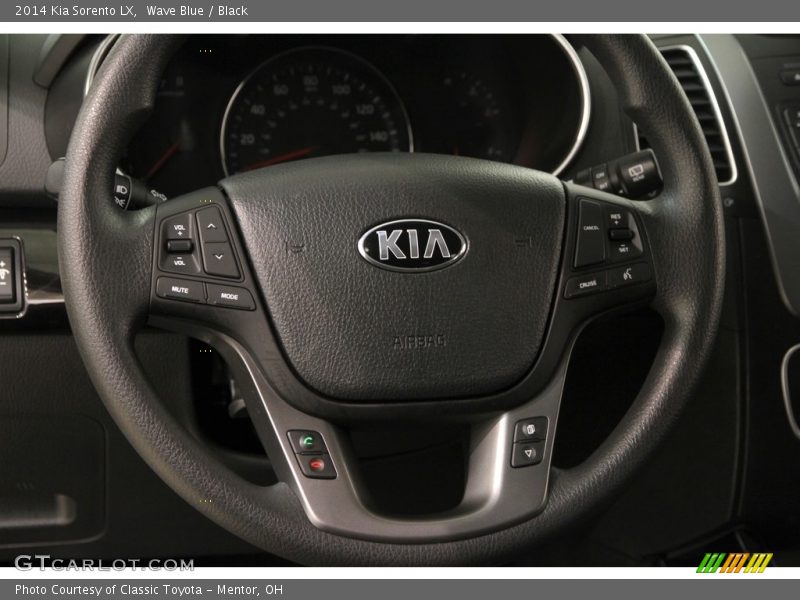 Wave Blue / Black 2014 Kia Sorento LX
