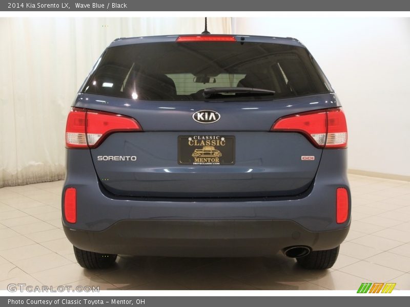Wave Blue / Black 2014 Kia Sorento LX