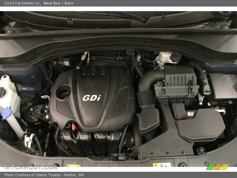 Wave Blue / Black 2014 Kia Sorento LX