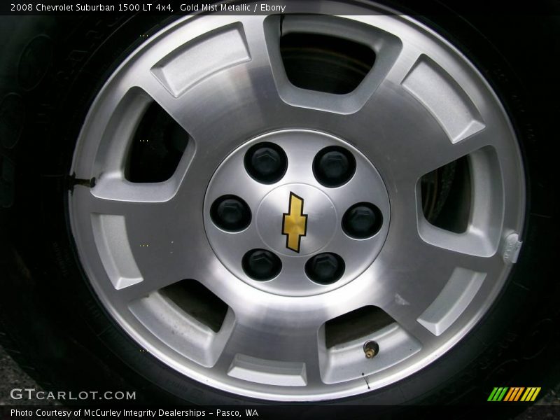 Gold Mist Metallic / Ebony 2008 Chevrolet Suburban 1500 LT 4x4