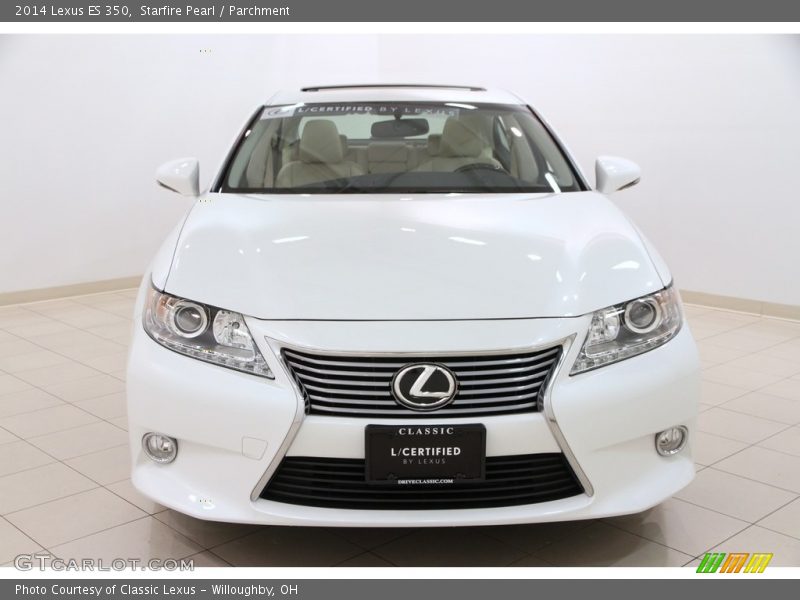 Starfire Pearl / Parchment 2014 Lexus ES 350
