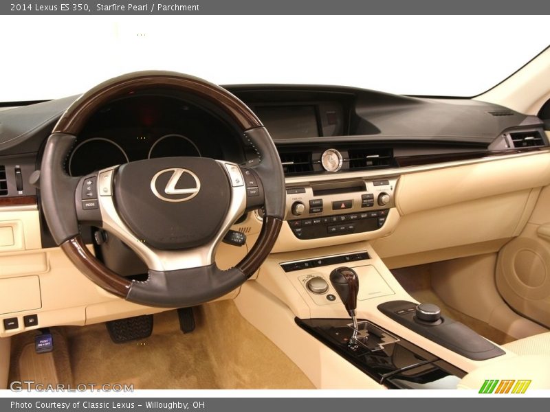 Starfire Pearl / Parchment 2014 Lexus ES 350