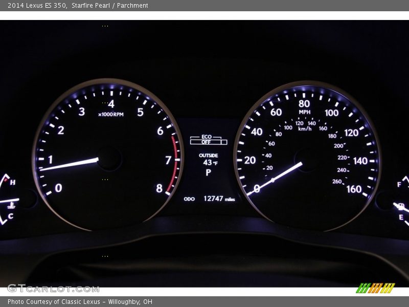 Starfire Pearl / Parchment 2014 Lexus ES 350