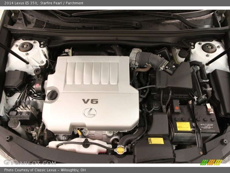 Starfire Pearl / Parchment 2014 Lexus ES 350