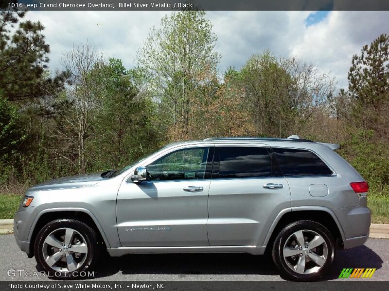 Billet Silver Metallic / Black 2016 Jeep Grand Cherokee Overland