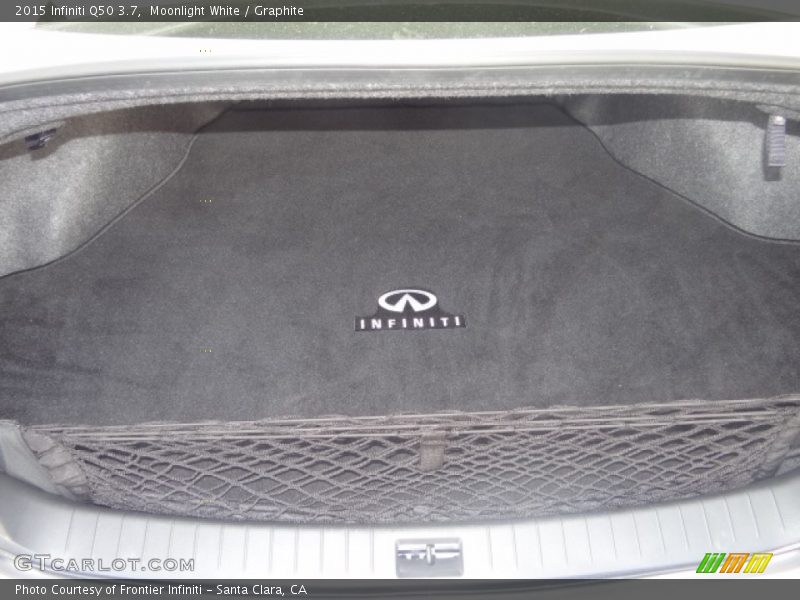 Moonlight White / Graphite 2015 Infiniti Q50 3.7