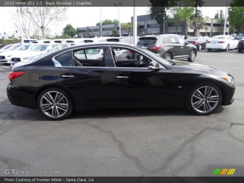 Black Obsidian / Graphite 2015 Infiniti Q50 3.7