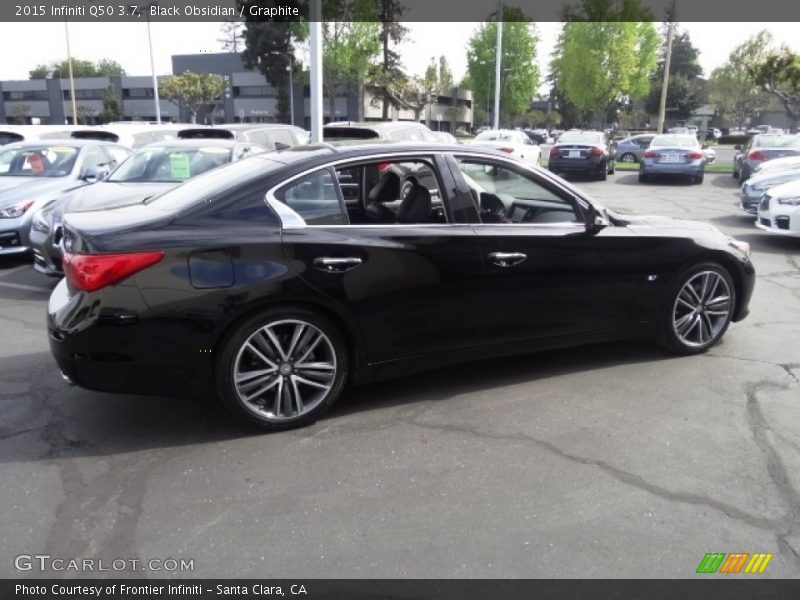 Black Obsidian / Graphite 2015 Infiniti Q50 3.7