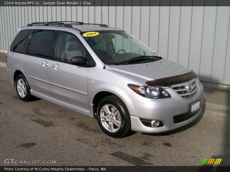 Sunlight Silver Metallic / Gray 2004 Mazda MPV LX