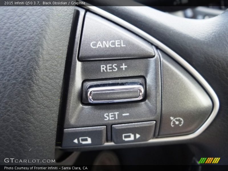 Black Obsidian / Graphite 2015 Infiniti Q50 3.7