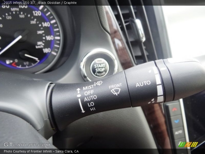 Black Obsidian / Graphite 2015 Infiniti Q50 3.7