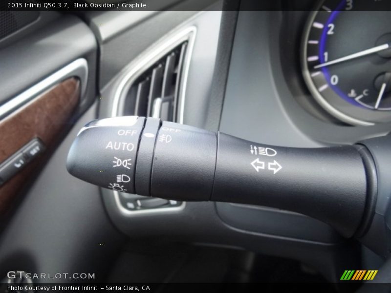 Black Obsidian / Graphite 2015 Infiniti Q50 3.7
