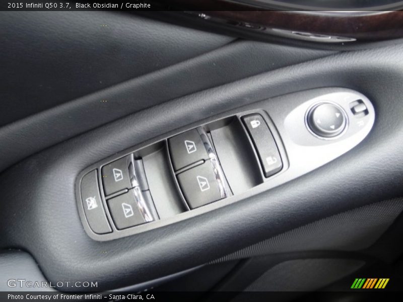 Black Obsidian / Graphite 2015 Infiniti Q50 3.7