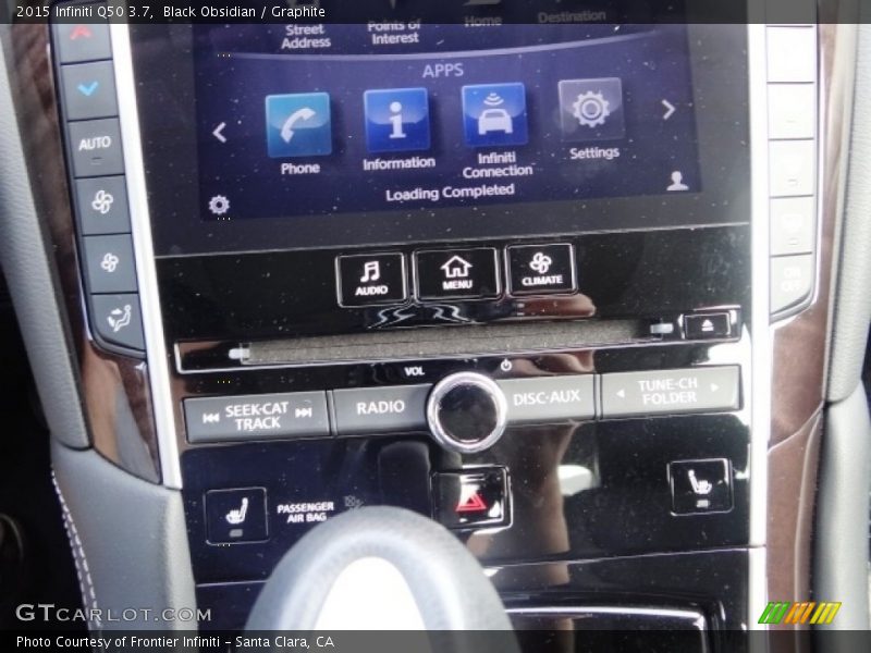 Black Obsidian / Graphite 2015 Infiniti Q50 3.7