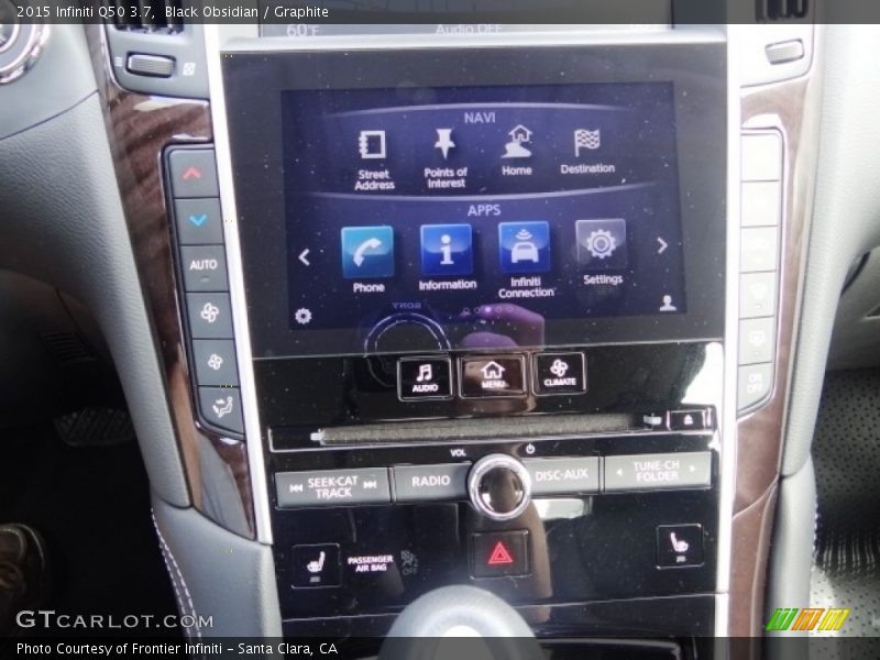 Black Obsidian / Graphite 2015 Infiniti Q50 3.7