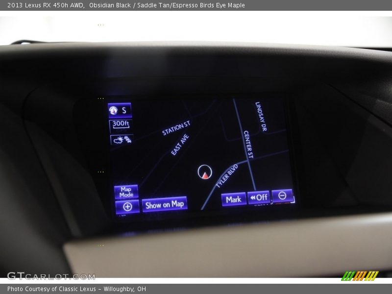 Obsidian Black / Saddle Tan/Espresso Birds Eye Maple 2013 Lexus RX 450h AWD