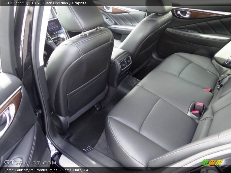 Black Obsidian / Graphite 2015 Infiniti Q50 3.7