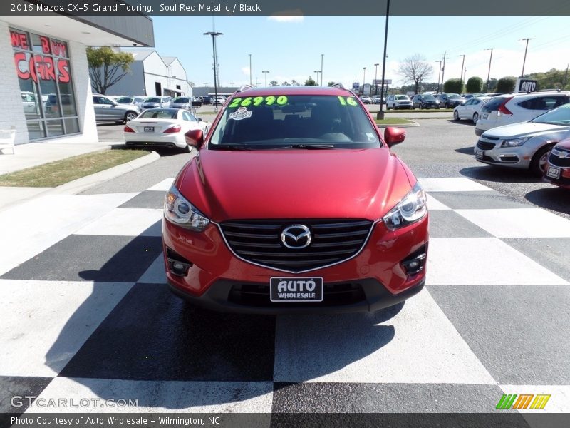 Soul Red Metallic / Black 2016 Mazda CX-5 Grand Touring