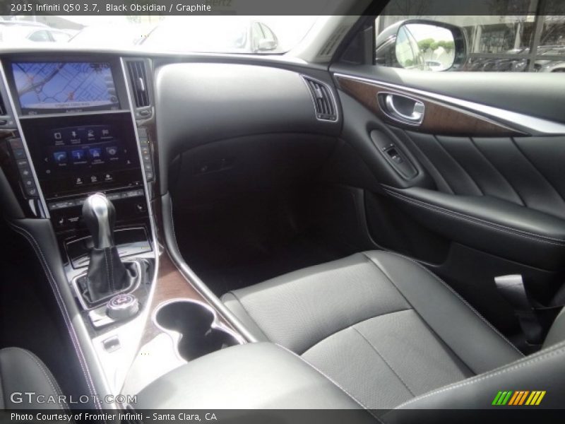 Black Obsidian / Graphite 2015 Infiniti Q50 3.7
