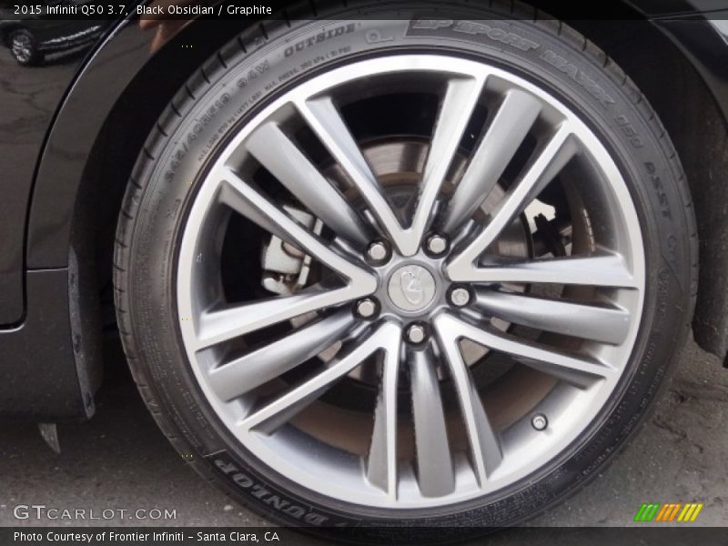 Black Obsidian / Graphite 2015 Infiniti Q50 3.7