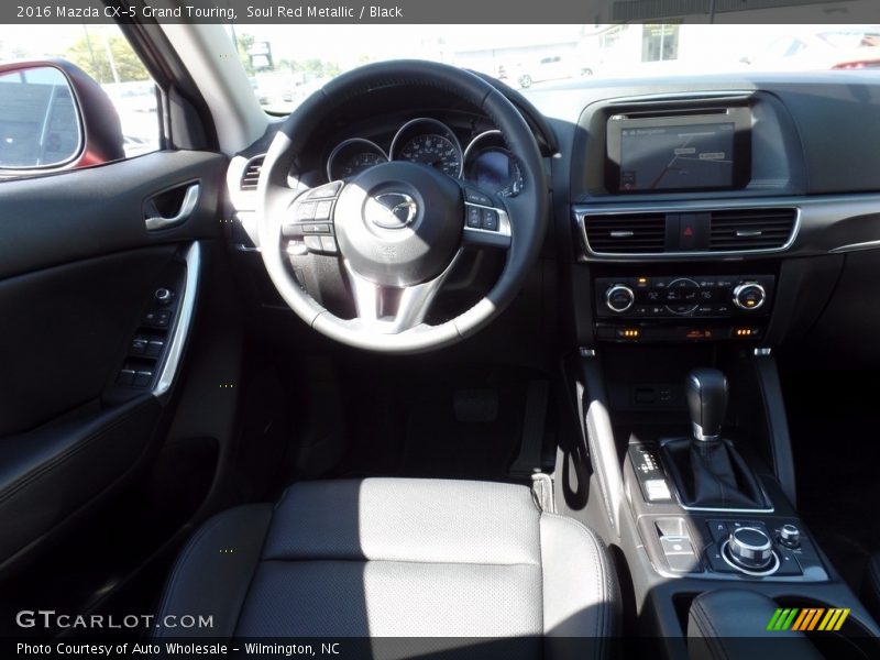 Soul Red Metallic / Black 2016 Mazda CX-5 Grand Touring