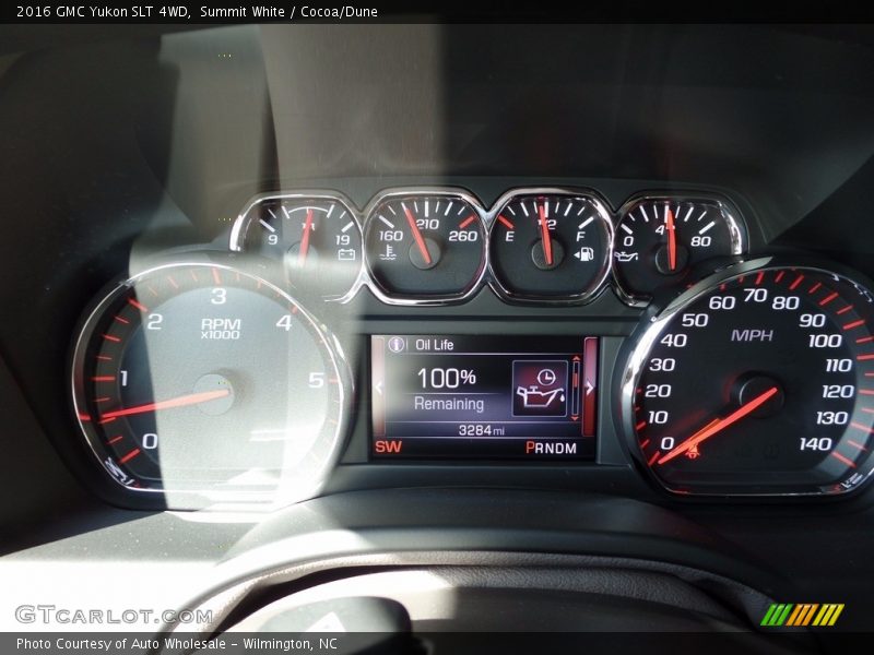 Summit White / Cocoa/Dune 2016 GMC Yukon SLT 4WD