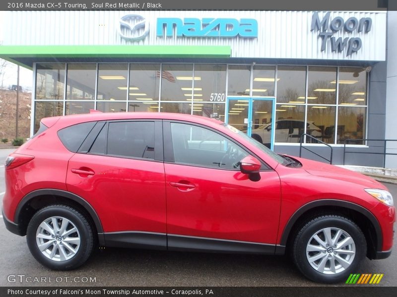 Soul Red Metallic / Black 2016 Mazda CX-5 Touring