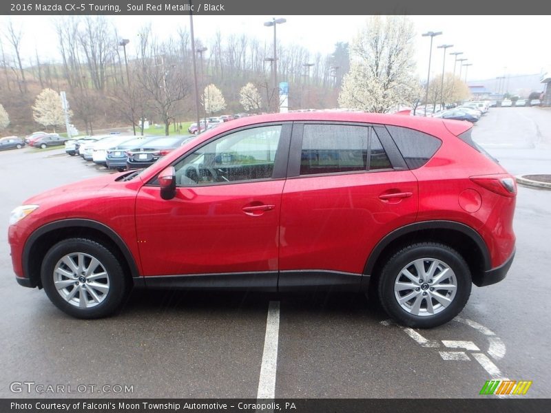 Soul Red Metallic / Black 2016 Mazda CX-5 Touring